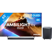 Koop Philips Ambilight 65'' OLED760 4K (2025) + JBL Bar 800 M2 Zwart - 6151123521515