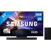 Koop Samsung 55" OLED S90F (2025) + Samsung HW-B66CF Zwart - 6151128360348