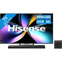 Koop Hisense 75" ULED Mini-led U79Q PRO (2025) + Hisense AX3120Q - 6151129173121
