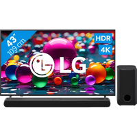 Koop LG 43" 4K Smart UA75 + LG DS77TY - 6151129161135