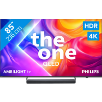 Koop Philips Ambilight 85" PUS9000 QLED 4K (2025) + JBL Bar 300 M2 Zwart - 6151123594526