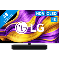 Koop LG 48" OLED EVO G56 4K (2025) + Sonos Beam Gen2 Zwart - 6151127034004