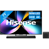 Koop Hisense 75" ULED Mini-led U79Q PRO (2025) + Hisense AX3120Q - 6151129173121