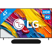 Koop LG 43" QNED82 4K (2025) + Sonos Ray Zwart - 6151127130157