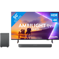 Koop Philips Ambilight 50'' PUS8500 QLED 4K (2025) + Philips TAB5309 - 6151127547542