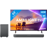 Koop Philips Ambilight 43'' PUS8500 QLED 4K (2025) + Philips TAB5309 - 6151127551556