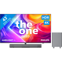 Koop Philips Ambilight 43'' PUS9000 QLED 4K (2025) + Philips TAB6100 - 6151127785777