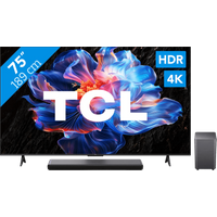 Koop TCL 75" Led P61K 4K (2025) + TCL S55H 2.1 Soundbar - 6151129736760