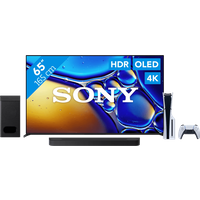 Koop Sony 65" Bravia 8 II 4K QD-OLED + Sony Bravia Theatre Bar 6 Zwart + PlayStation 5 - 6151133442497