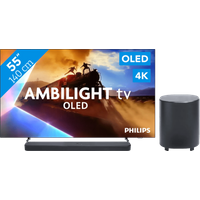 Koop Philips Ambilight 55'' OLED760 4K (2025) + JBL Bar 500 M2 Zwart - 6151123537561