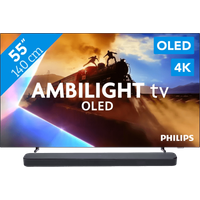 Koop Philips Ambilight 55'' OLED760 4K (2025) + JBL Bar 300 M2 Zwart - 6151123536533