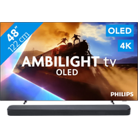 Koop Philips Ambilight 48'' OLED760 4K (2025) + JBL Bar 300 M2 Zwart - 6151123540592