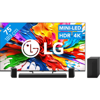 Koop LG 75" QNED93 EVO 4K (2025) + LG DS70TR - 6151126776769