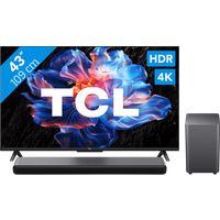 Koop TCL 43" Led P61K 4K (2025) + TCL S55H 2.1 Soundbar - 6151129118108