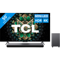 Koop TCL 50" QD Mini-led C61K (2025) + TCL S55H 2.1 Soundbar - 6151125148154