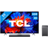 Koop TCL 55" QLED P81K 4K (2025) + TCL S55H 2.1 Soundbar - 6151124017086