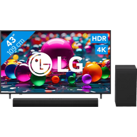 Koop LG 43" Smart UA75 4K (2025) + LG DS40T - 6151126728744