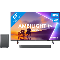 Koop Philips Ambilight 55'' PUS8500 QLED 4K (2025) + Philips TAB5309 - 6151127547528